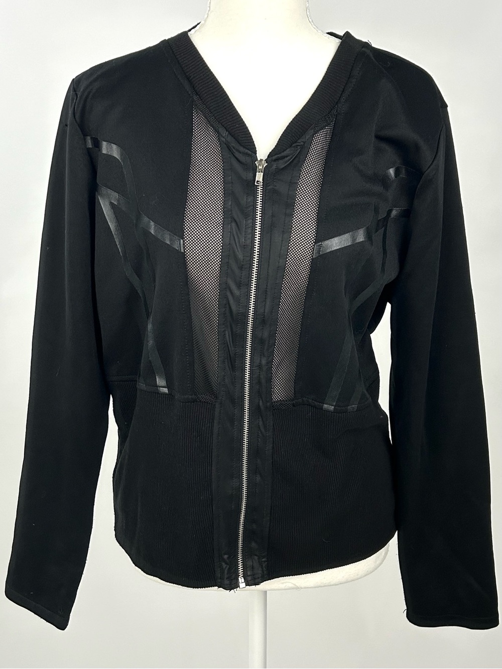 Trey’s Angels Trey Songz Rare 2010s Wing Mesh Open Back Jacket 1X